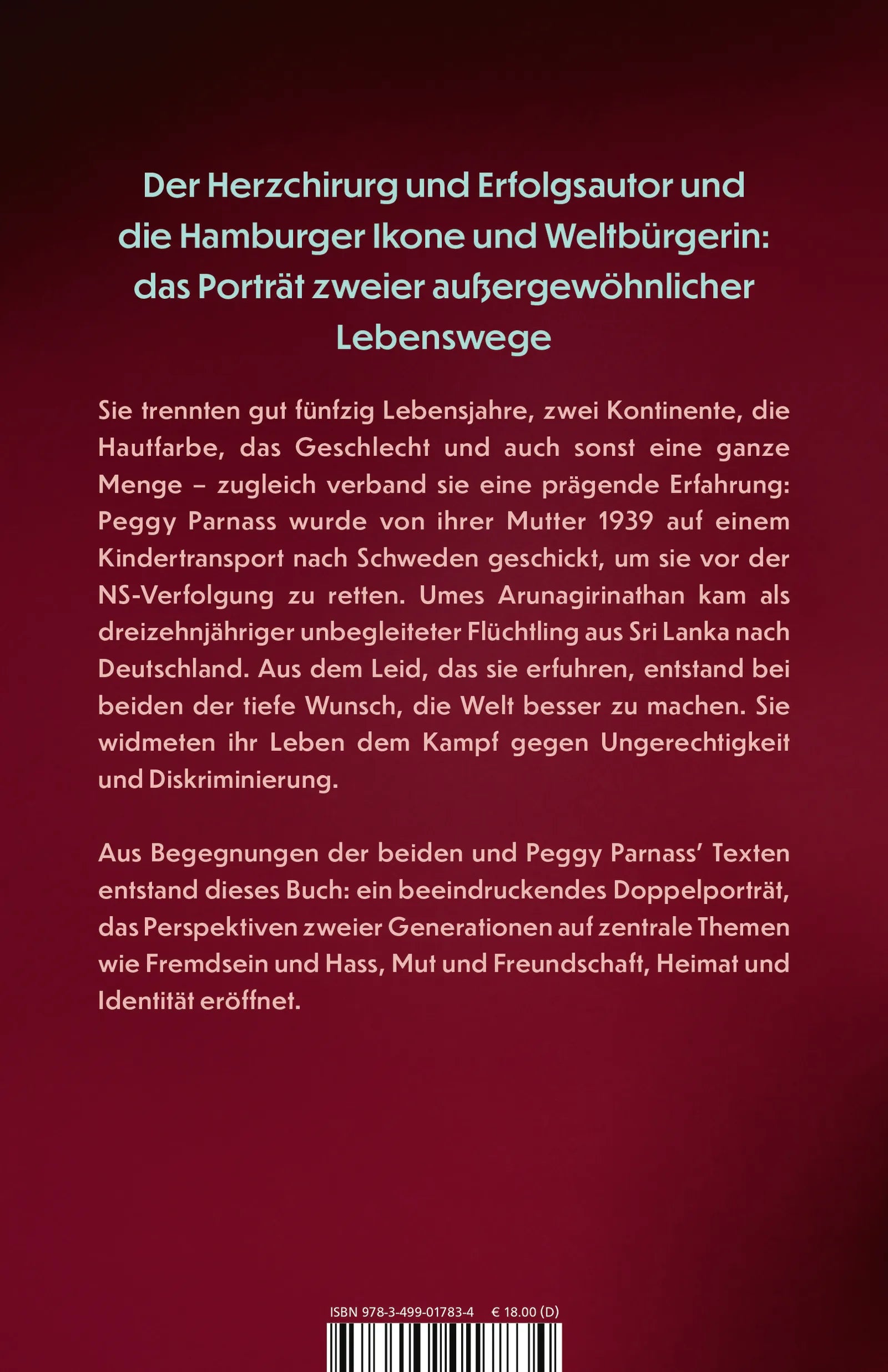 Buchrückseite von '«Grenzen akzeptieren wir nicht!»' mit Klappentext - Paperback