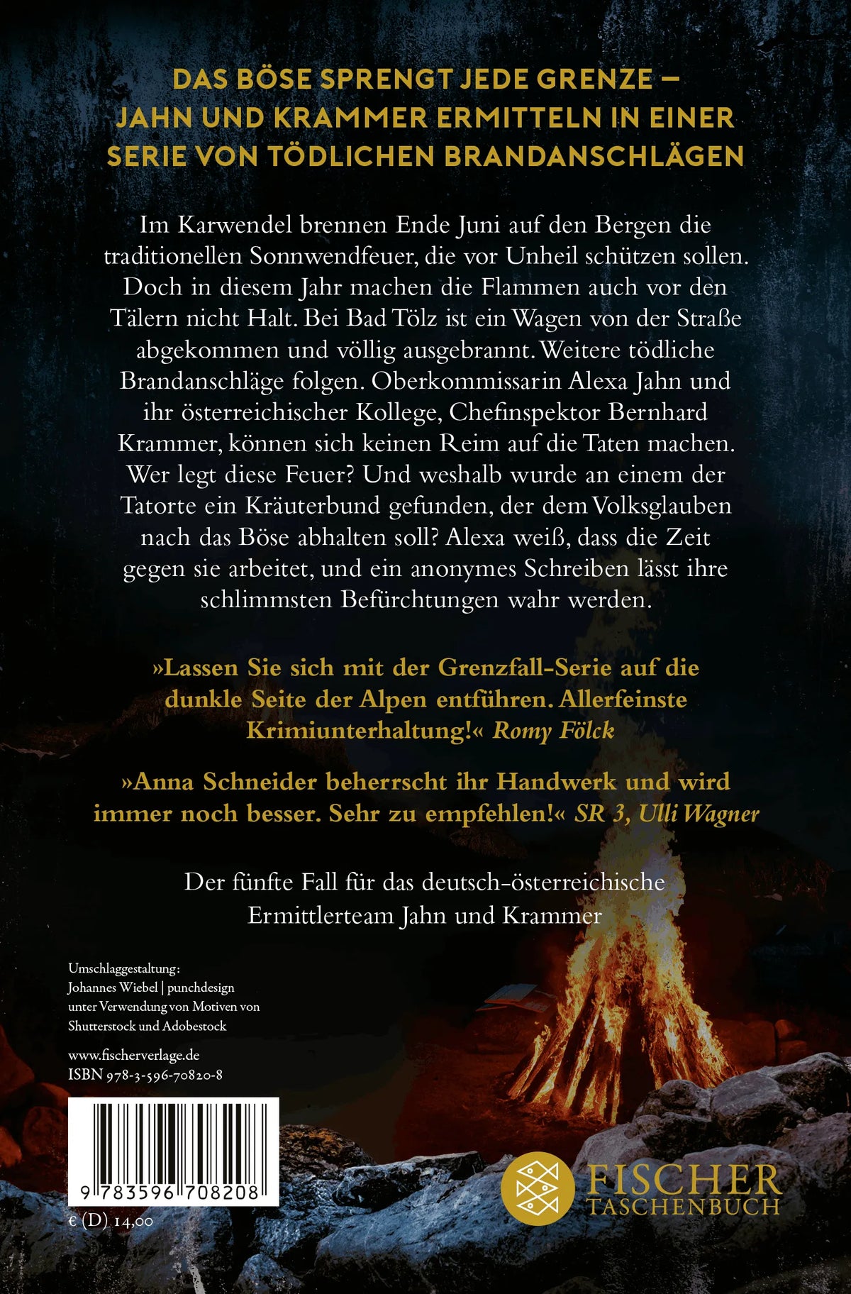 Rückseite: Grenzfall – Ihre Spur in den Flammen (Taschenbuch)