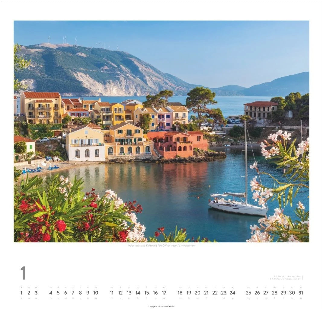 Griechische Inseln Kalender 2027 - Im Land der Götter – Ansicht