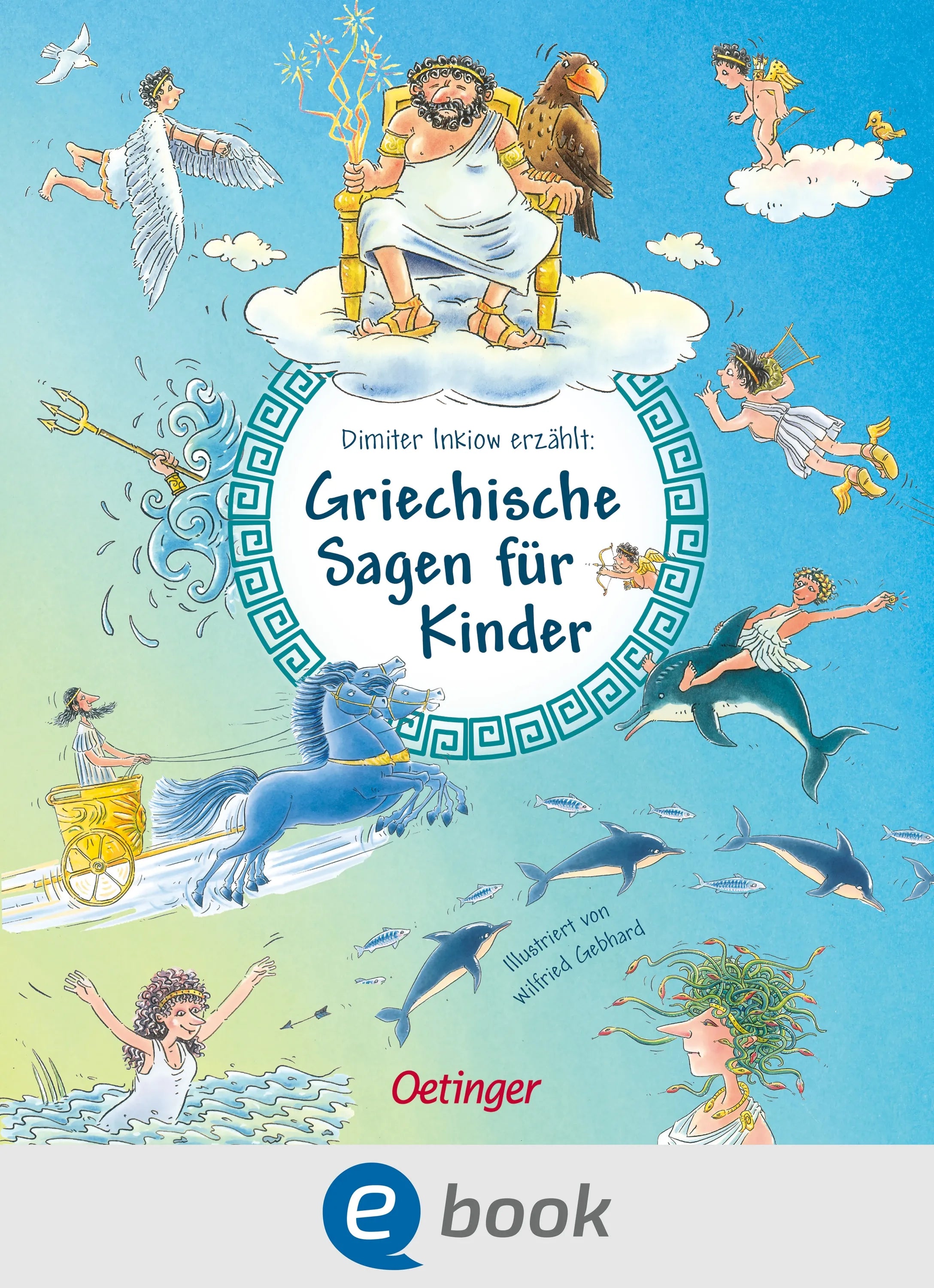 Cover: Griechische Sagen für Kinder (E-Book) von Dimiter Inkiow