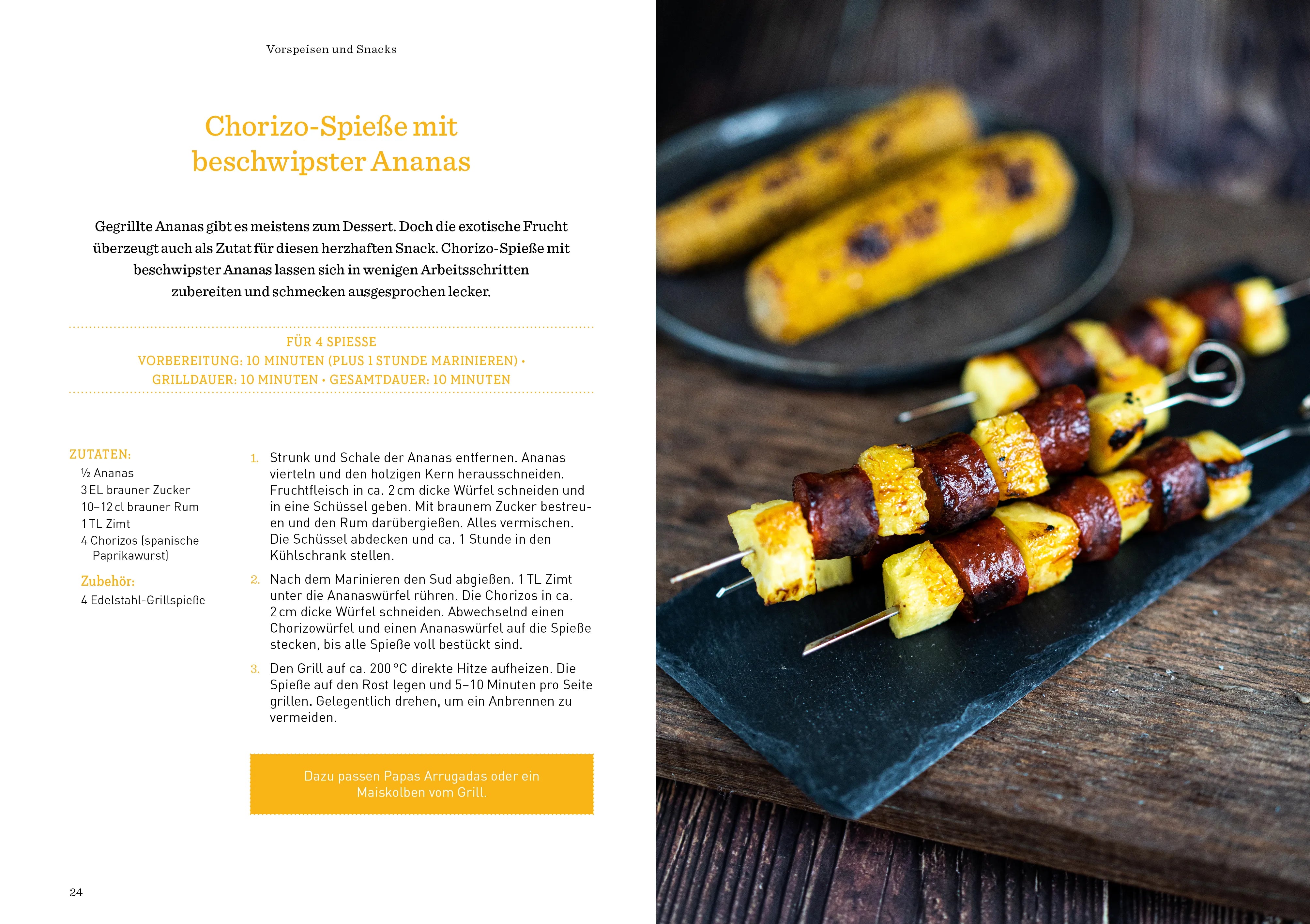 Innenansicht von 'Grillen mit dem Gasgrill für den Feierabend' - Taschenbuch