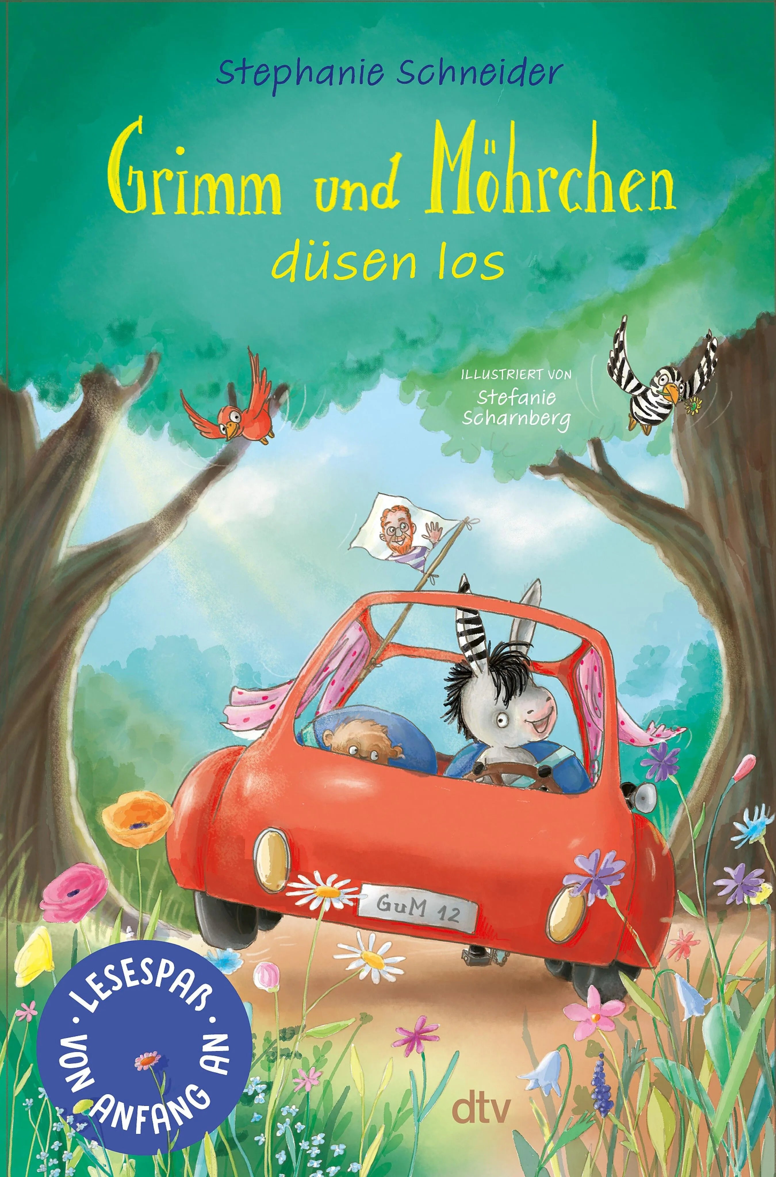 Cover: Grimm und Möhrchen düsen los (E-Book) von Stephanie Schneider