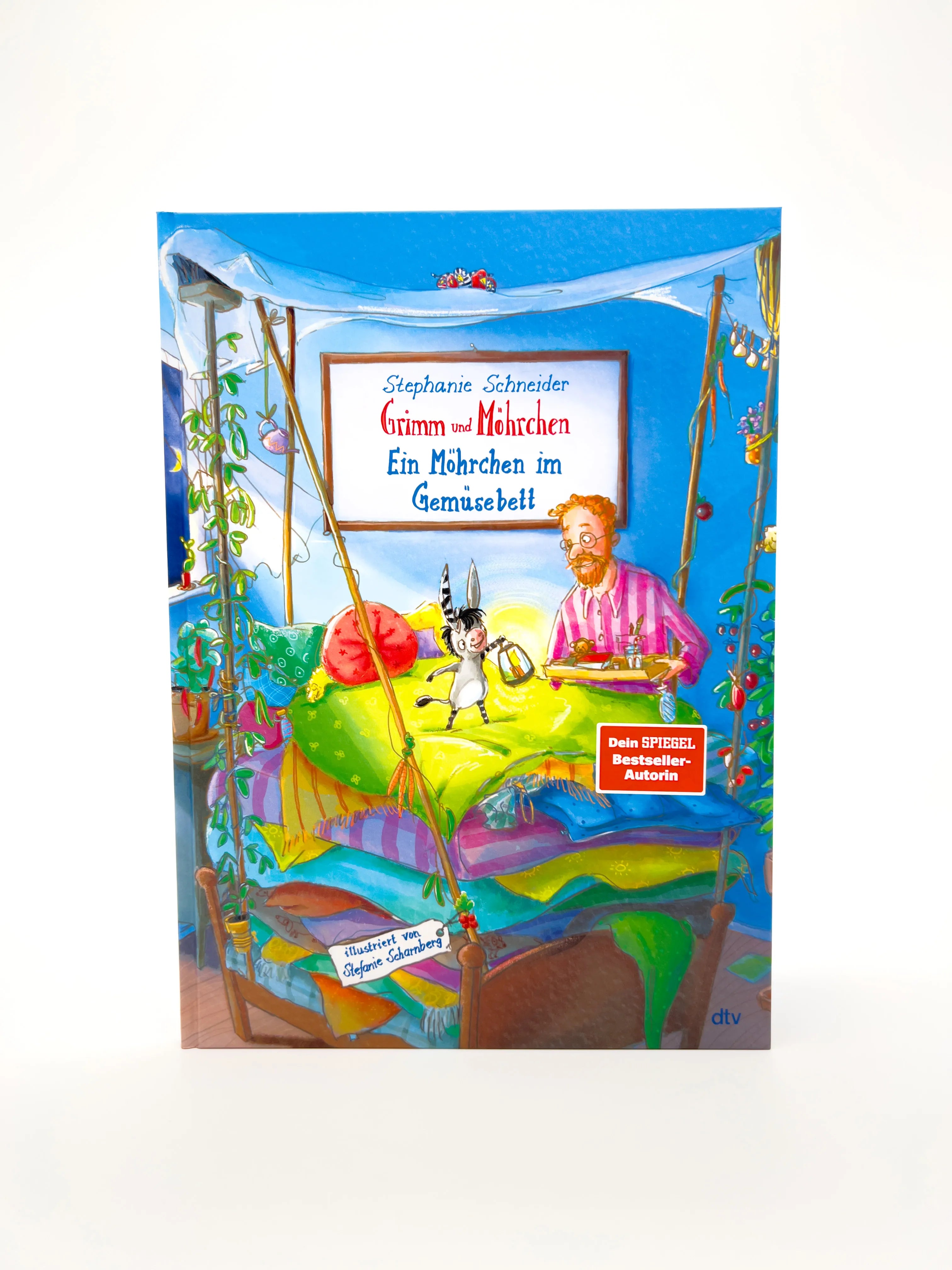 Produktansicht: Grimm und Möhrchen – Ein Möhrchen im Gemüsebett (Gebundene Ausgabe)