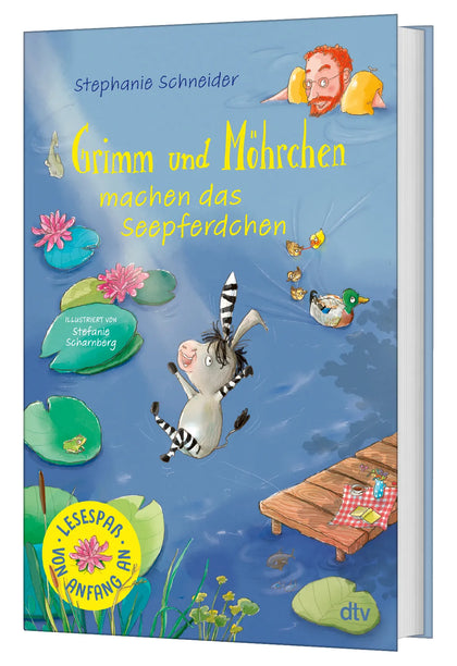 Cover: Grimm und Möhrchen machen das Seepferdchen (Hardcover) von Stephanie Schneider