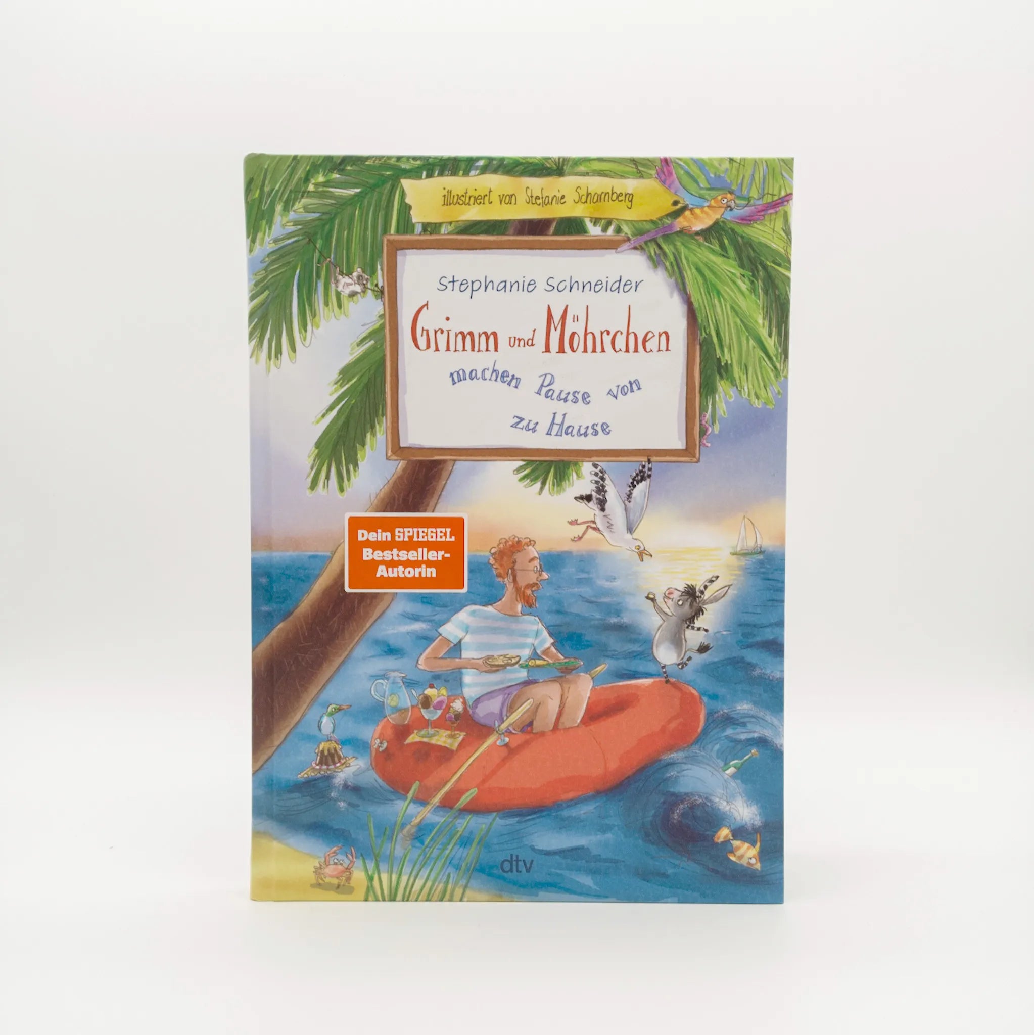 Detailansicht: Grimm und Möhrchen machen Pause von zu Hause (Hardcover)