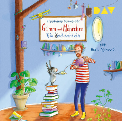 Buchcover von 'Grimm und Möhrchen – Teil 1: Ein Zesel zieht ein' - Hörbuch (CD) von Stephanie Schneider