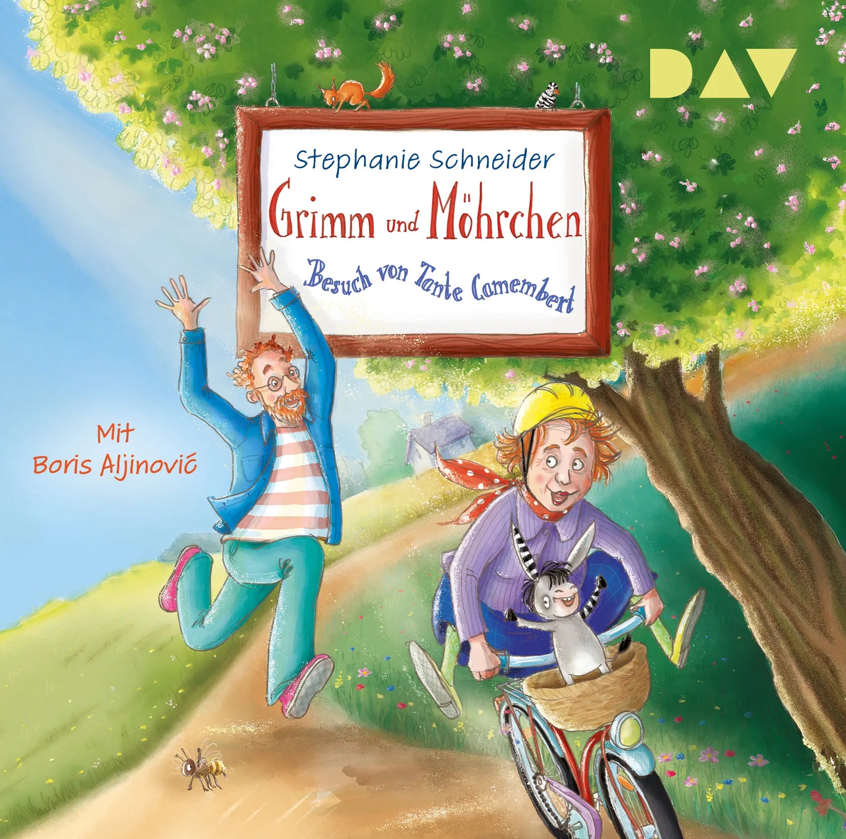 Cover: Grimm und Möhrchen – Teil 4: Besuch von Tante Camembert (Hörbuch CD) von Stephanie Schneider