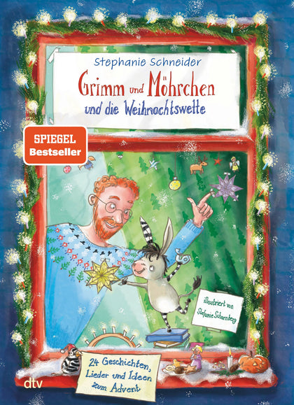 Cover: Grimm und Möhrchen und die Weihnachtswette – 24 Geschichten, Lieder und Ideen zum Advent (E-Book) von Stephanie Schneider