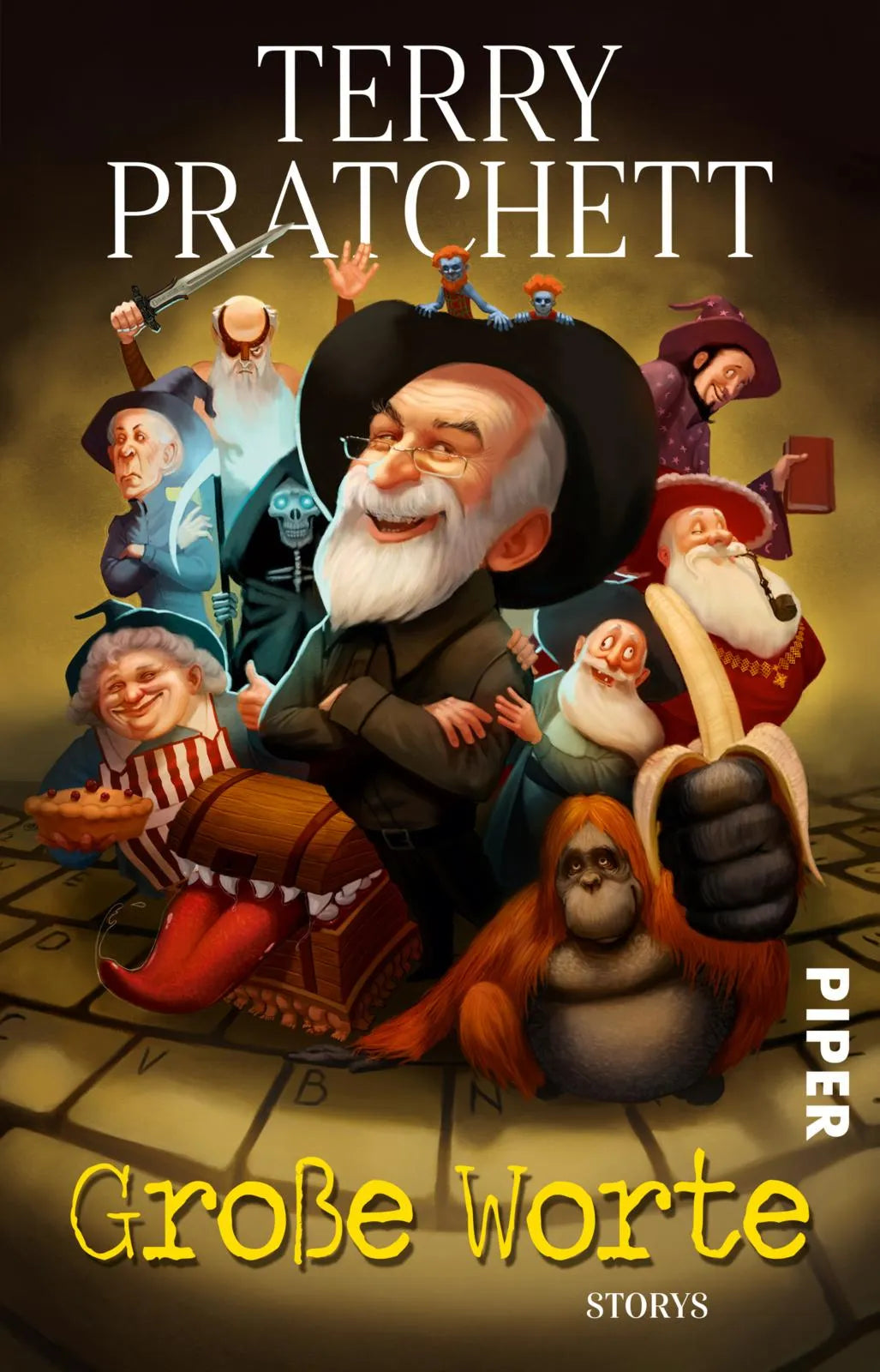 Buchcover von 'Große Worte' - Taschenbuch von Terry Pratchett