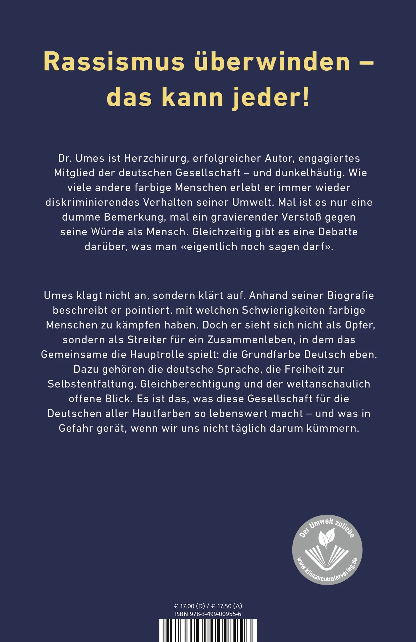 Buchrückseite von 'Grundfarbe Deutsch' mit Klappentext - Paperback