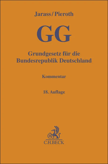 Buchcover von 'Grundgesetz für die Bundesrepublik Deutschland. GG' - Gebundene Ausgabe von Hans D. Jarass