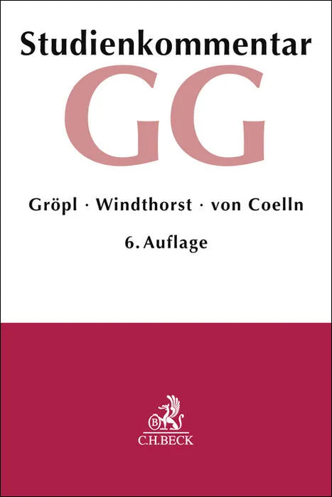 Buchcover von 'Grundgesetz. GG' - Taschenbuch von Christoph Gröpl