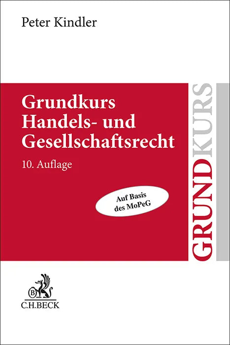 Buchcover von 'Grundkurs Handels- und Gesellschaftsrecht' - Taschenbuch von Peter Kindler
