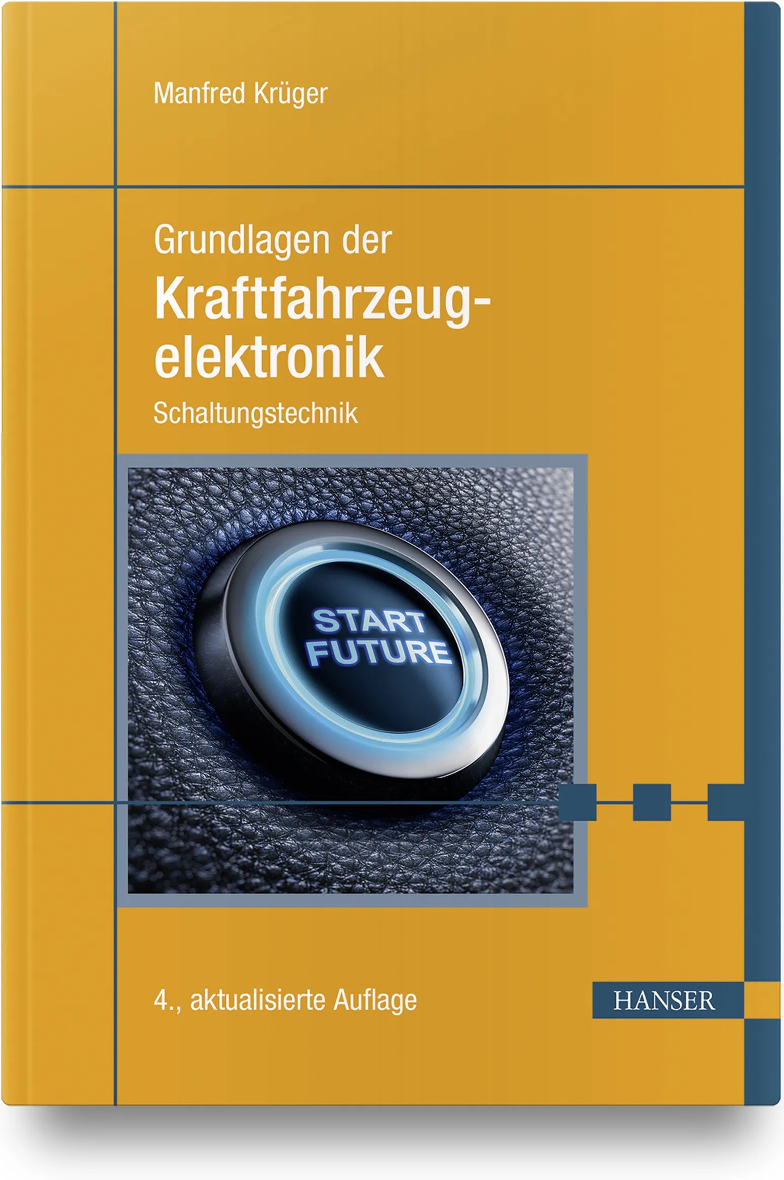 Buchcover von 'Grundlagen der Kraftfahrzeugelektronik' - Gebundene Ausgabe von Manfred Krüger