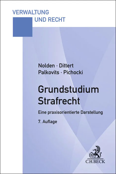 Buchcover von 'Grundstudium Strafrecht' - Taschenbuch von Waltraud Nolden