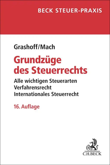 Buchcover von 'Grundzüge des Steuerrechts' - Taschenbuch von Dietrich Grashoff