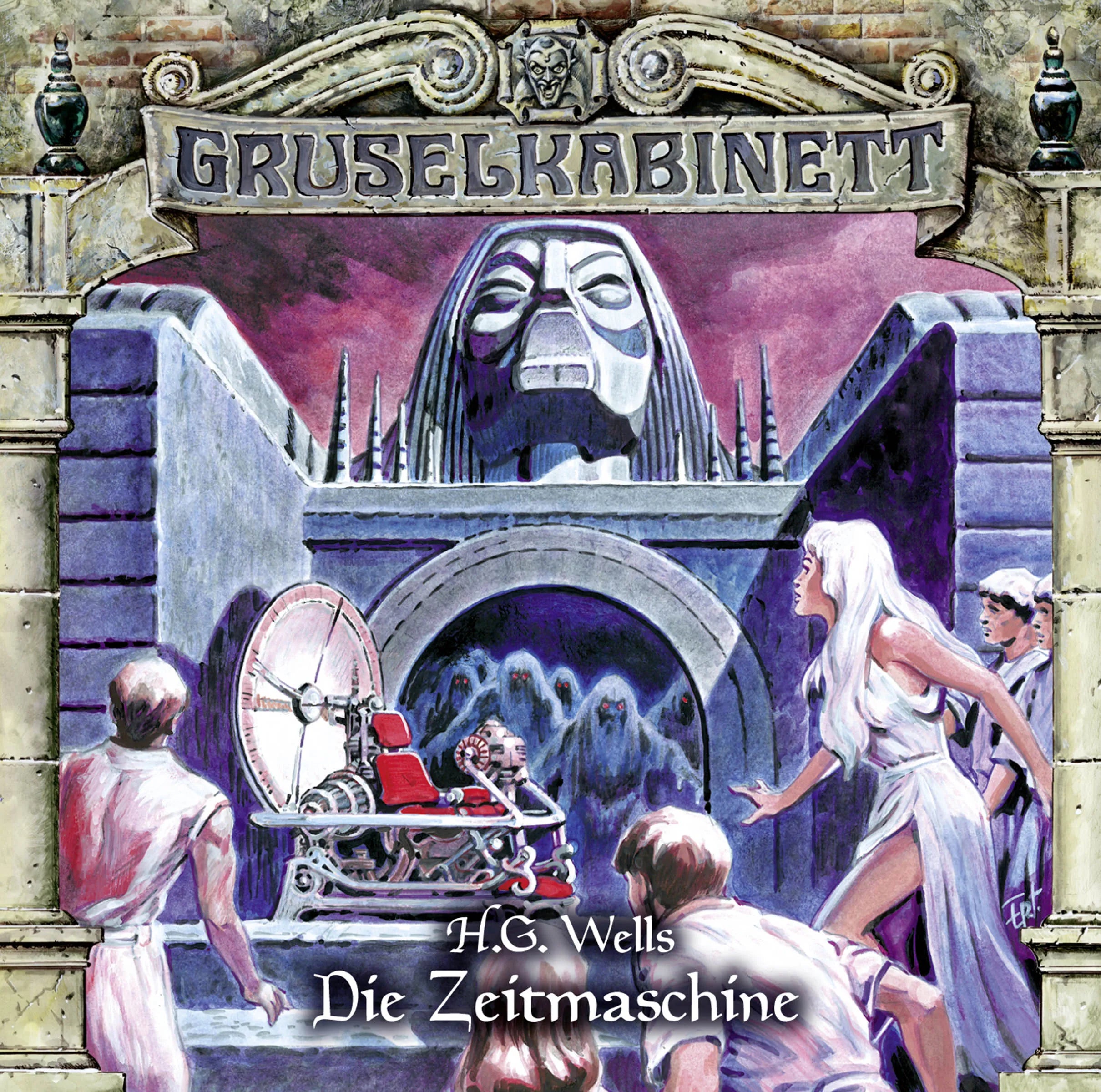 Buchcover von 'Gruselkabinett - Folge 123' - Hörbuch (CD) von H.G. Wells