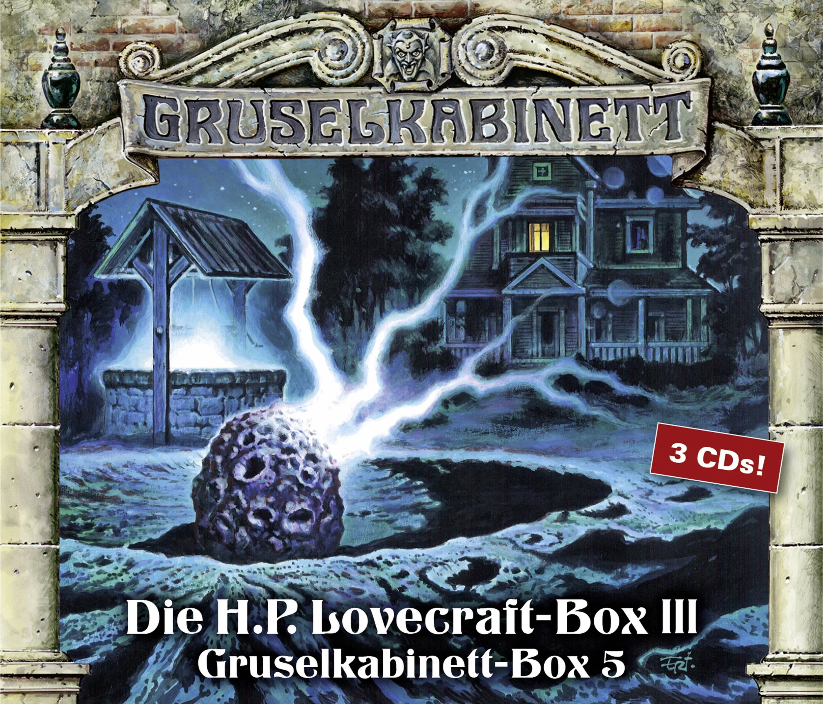 Buchcover von 'Gruselkabinett-Box 5' - Hörbuch (CD) von H.P. Lovecraft