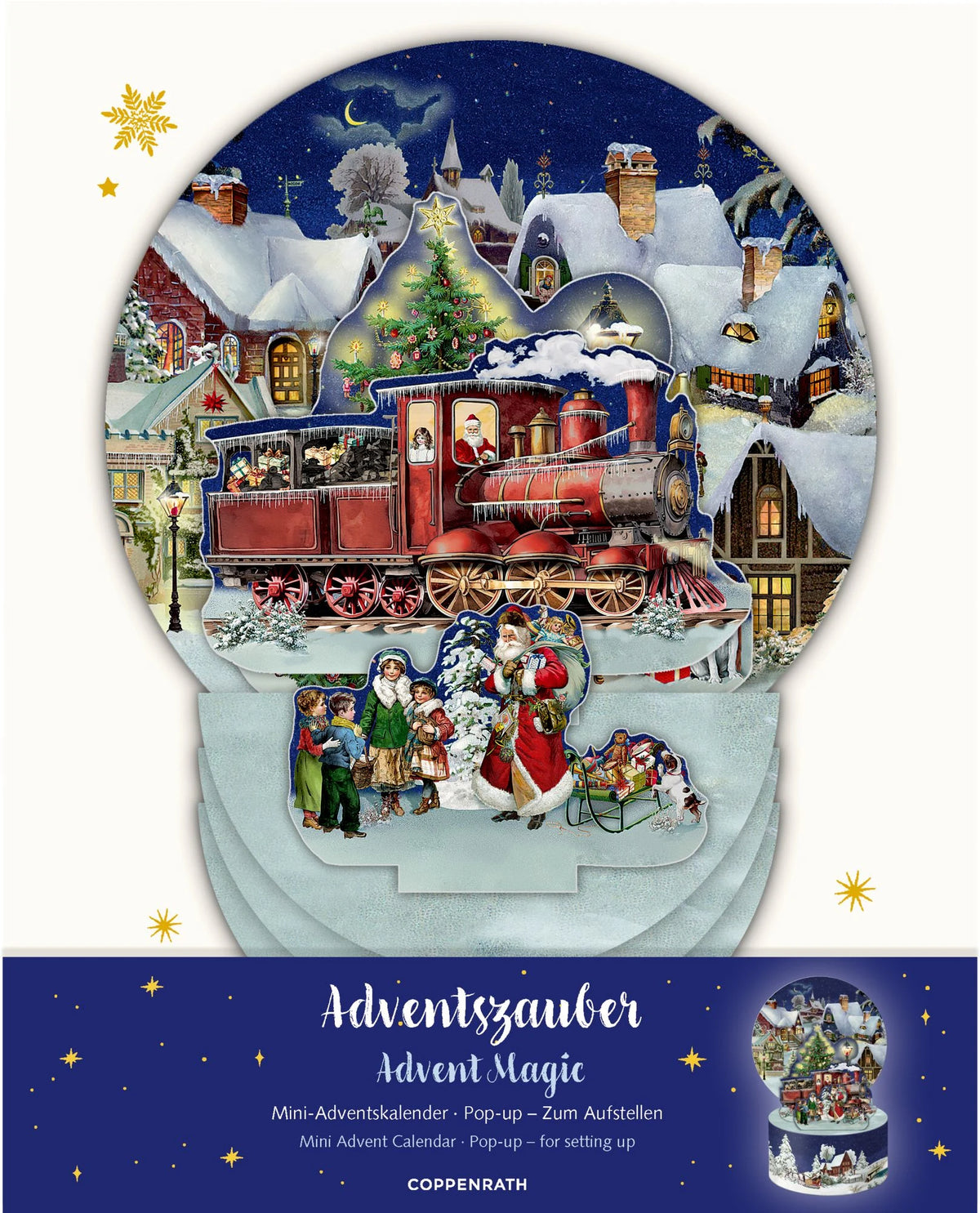 Grußkarten-Adventskalender – Adventszauber (Pop-up) – Ansicht