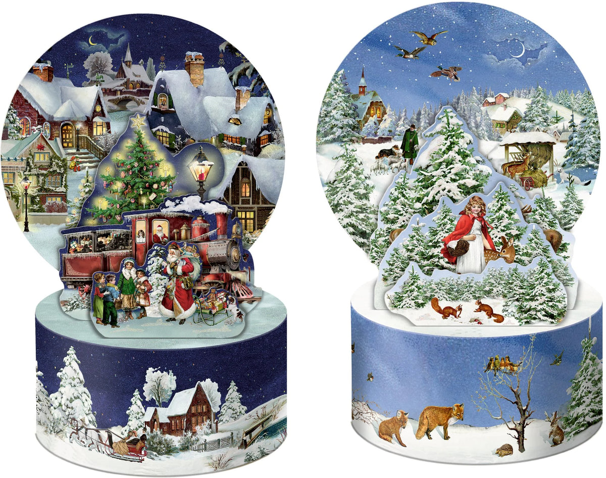 Adventskalender: Grußkarten-Adventskalender – Adventszauber (Pop-up)