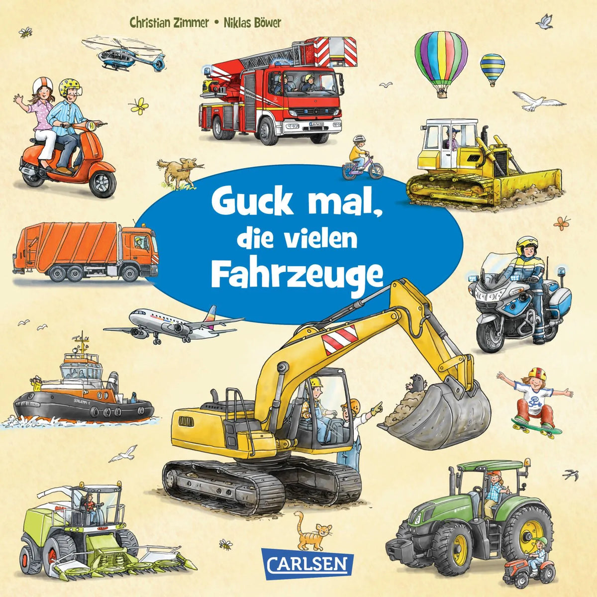 Cover: Guck mal, die vielen Fahrzeuge! (Taschenbuch) von Julia Hofmann