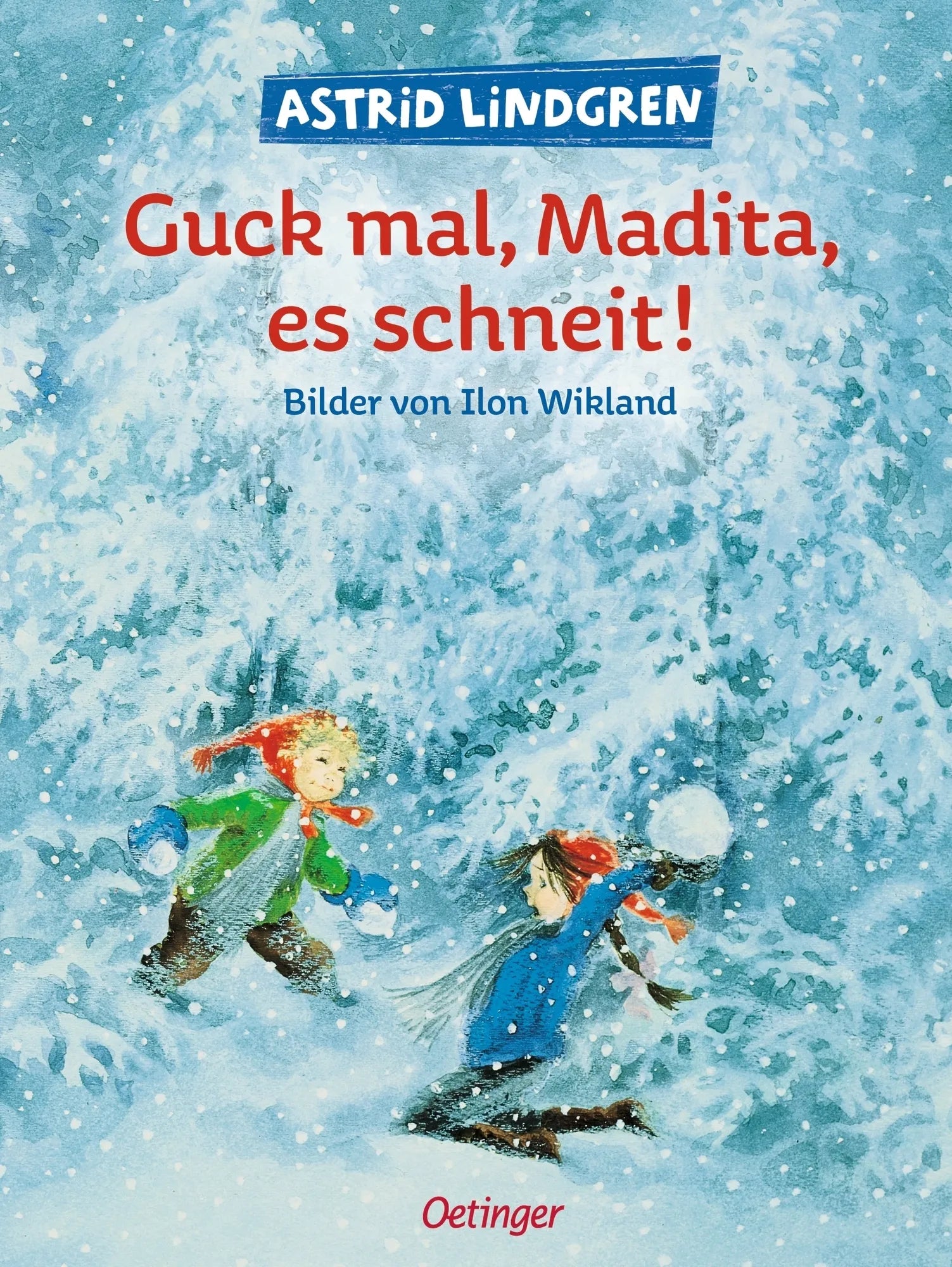 Buchcover von 'Guck mal, Madita, es schneit!' - Gebundene Ausgabe von Astrid Lindgren
