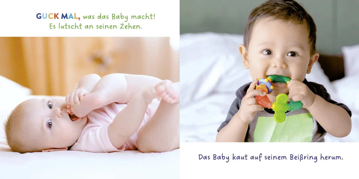 Detailansicht: Guck mal! Was Babys so für Sachen machen (Hardcover)