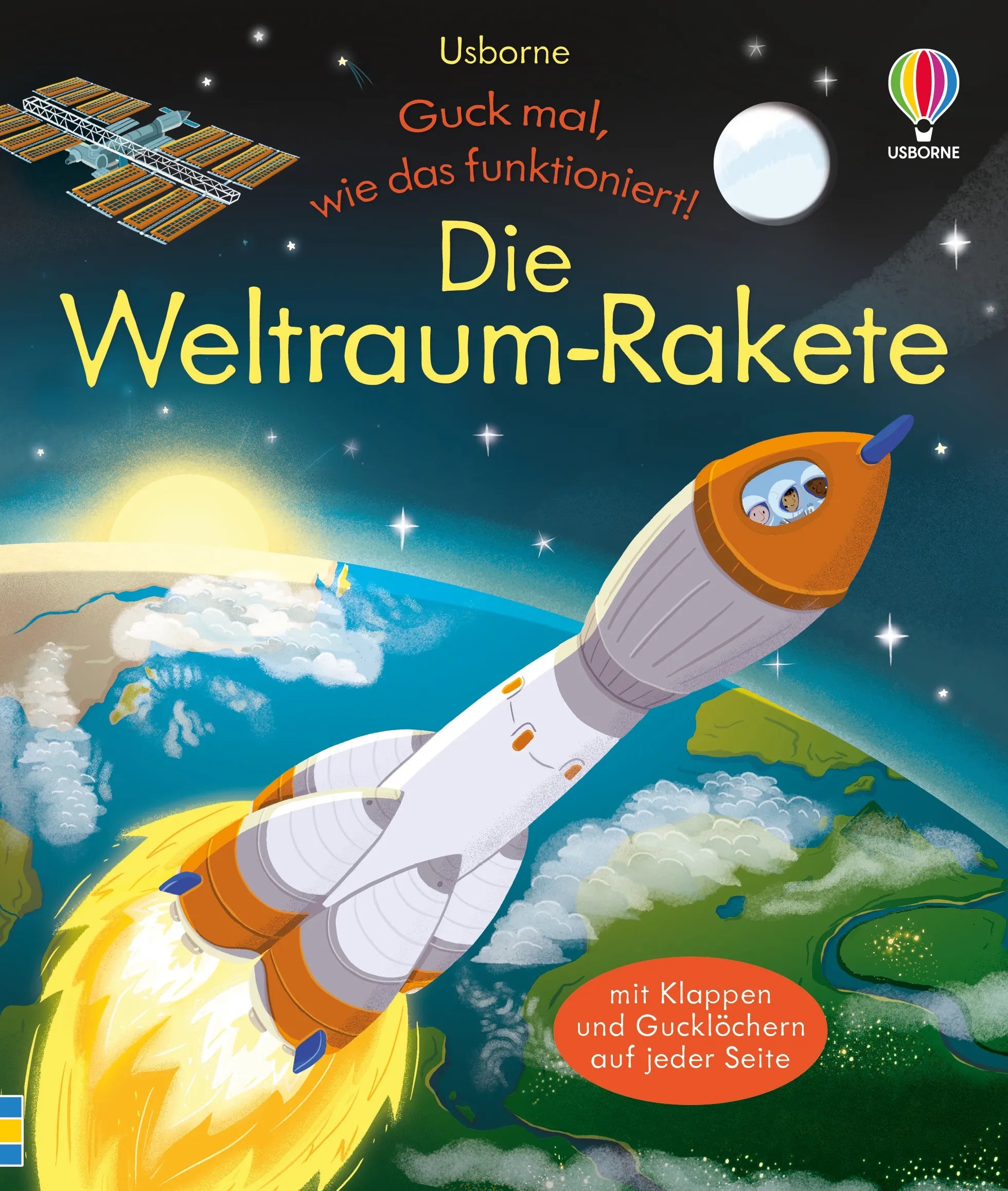 Buchcover von 'Guck mal, wie das funktioniert! Die Weltraum-Rakete' - Gebundene Ausgabe von Lara Bryan