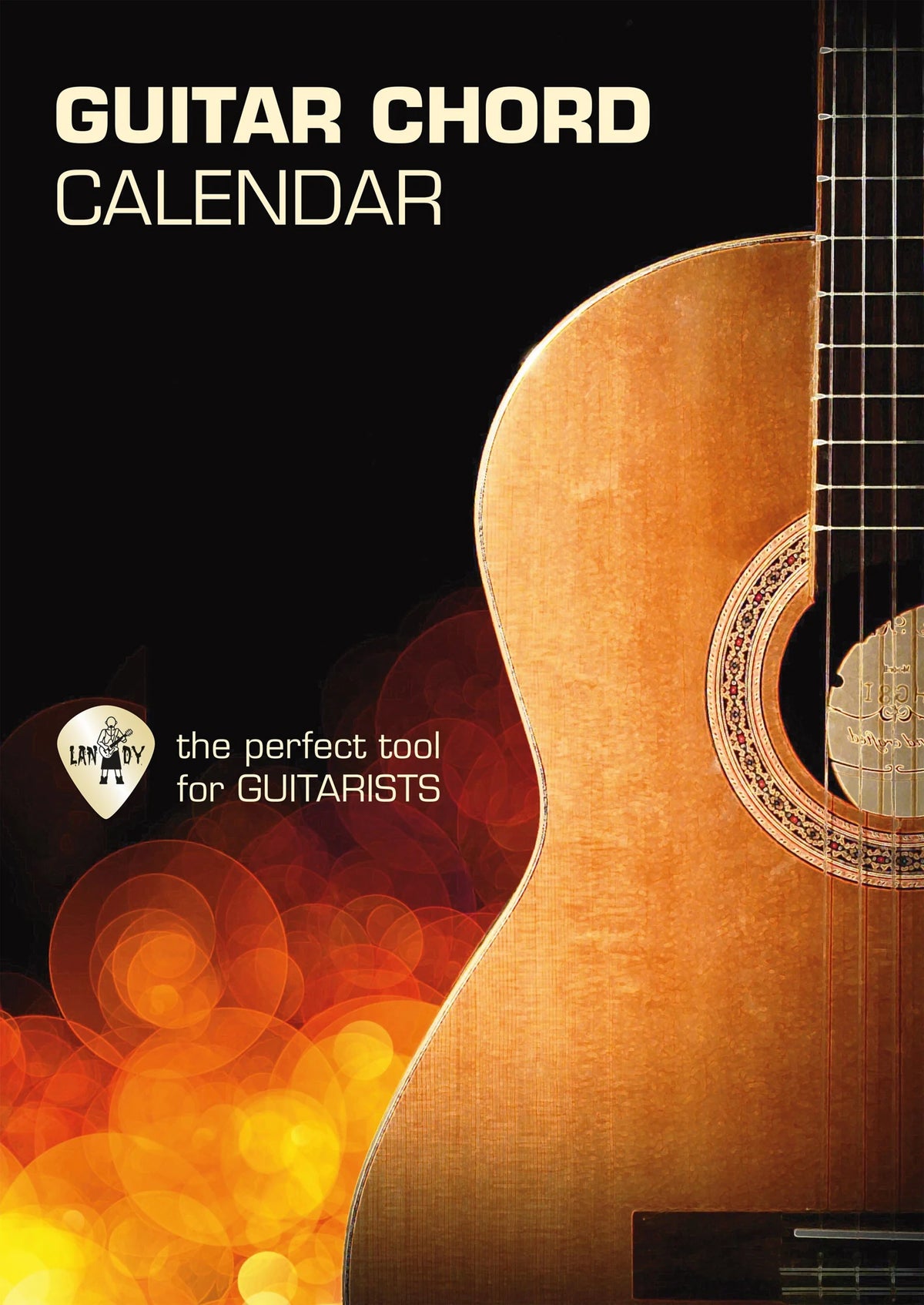Wandkalender: Guitar Chord Calendar (Gitarren Akkord Kalender)