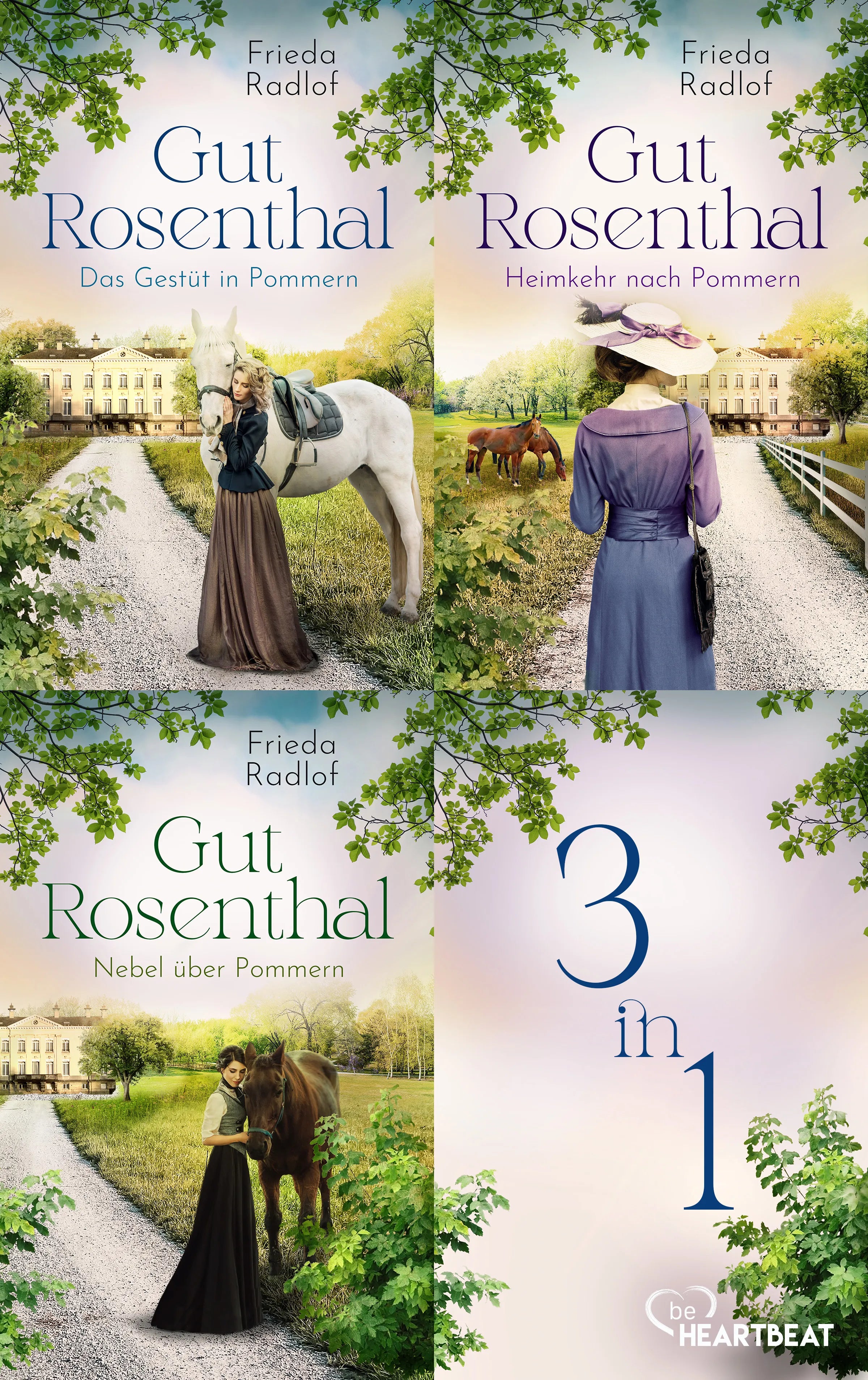 Cover: Gut Rosenthal - Die Trilogie (E-Book) von Frieda Radlof