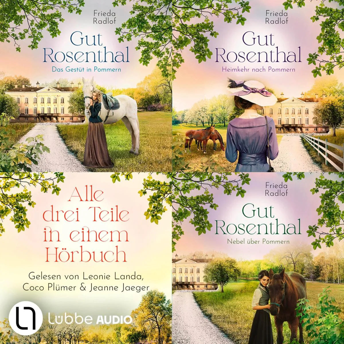 Cover: Gut Rosenthal - Sammelband (Hörbuch Download) von Frieda Radlof