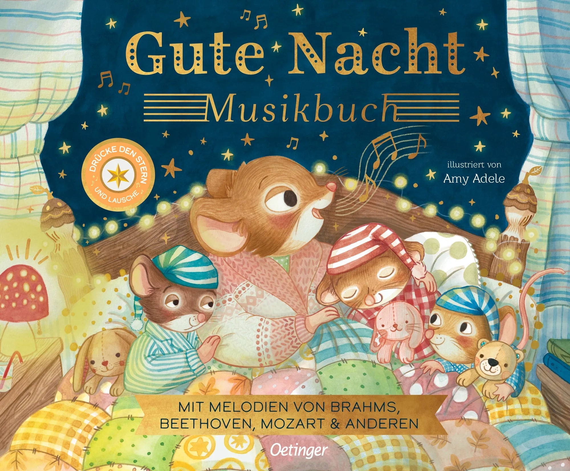Cover: Gute Nacht - Musikbuch (Hardcover) von Jennifer Eckford