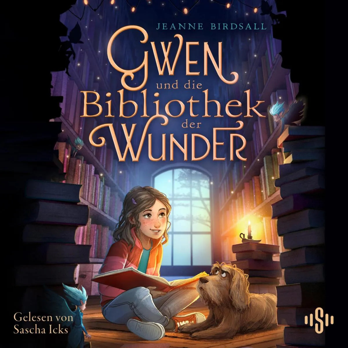 Cover: Gwen und die Bibliothek der Wunder (Hörbuch Download) von Jeanne Birdsall