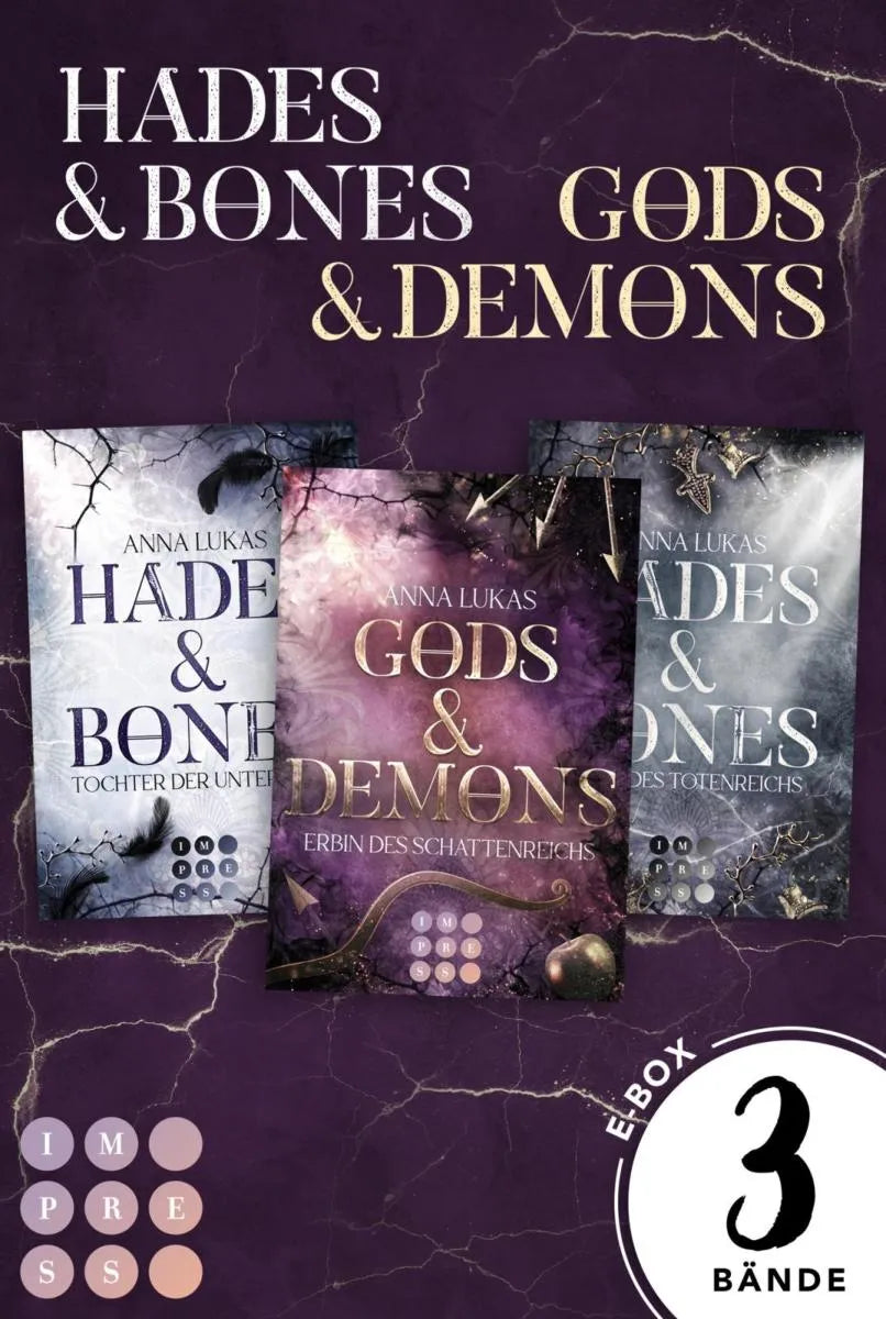 Cover: Hades & Bones: 3 Bände in einem Bundle! (E-Book) von Anna Lukas