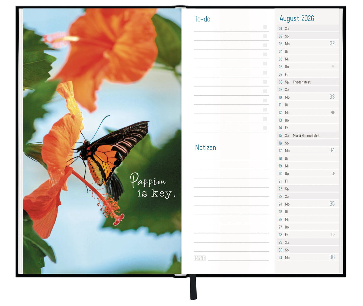 Häfft-Timer - Jugendkalender slim 26/27 – Ansicht