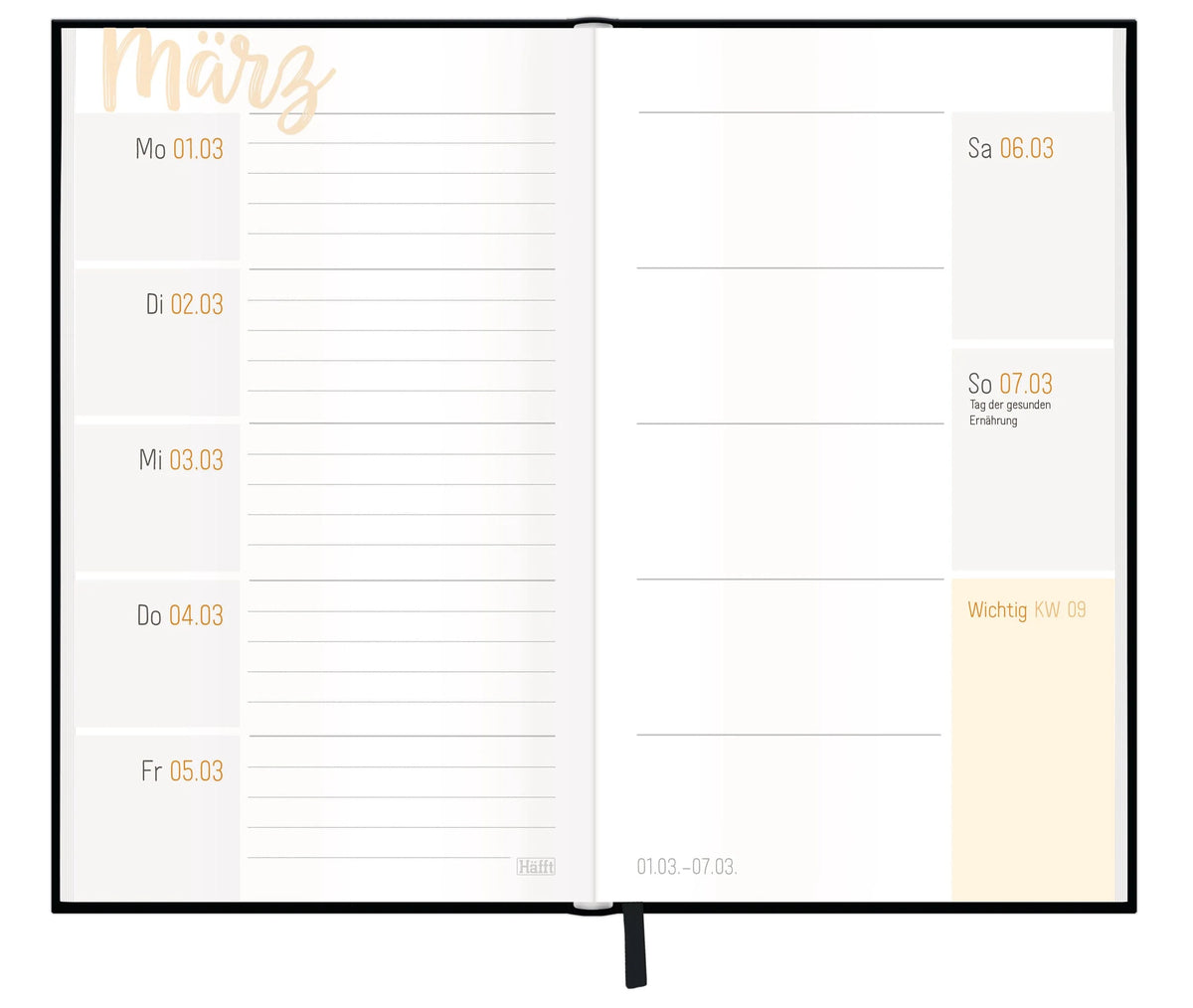 Häfft-Timer - Jugendkalender slim 26/27 – Ansicht