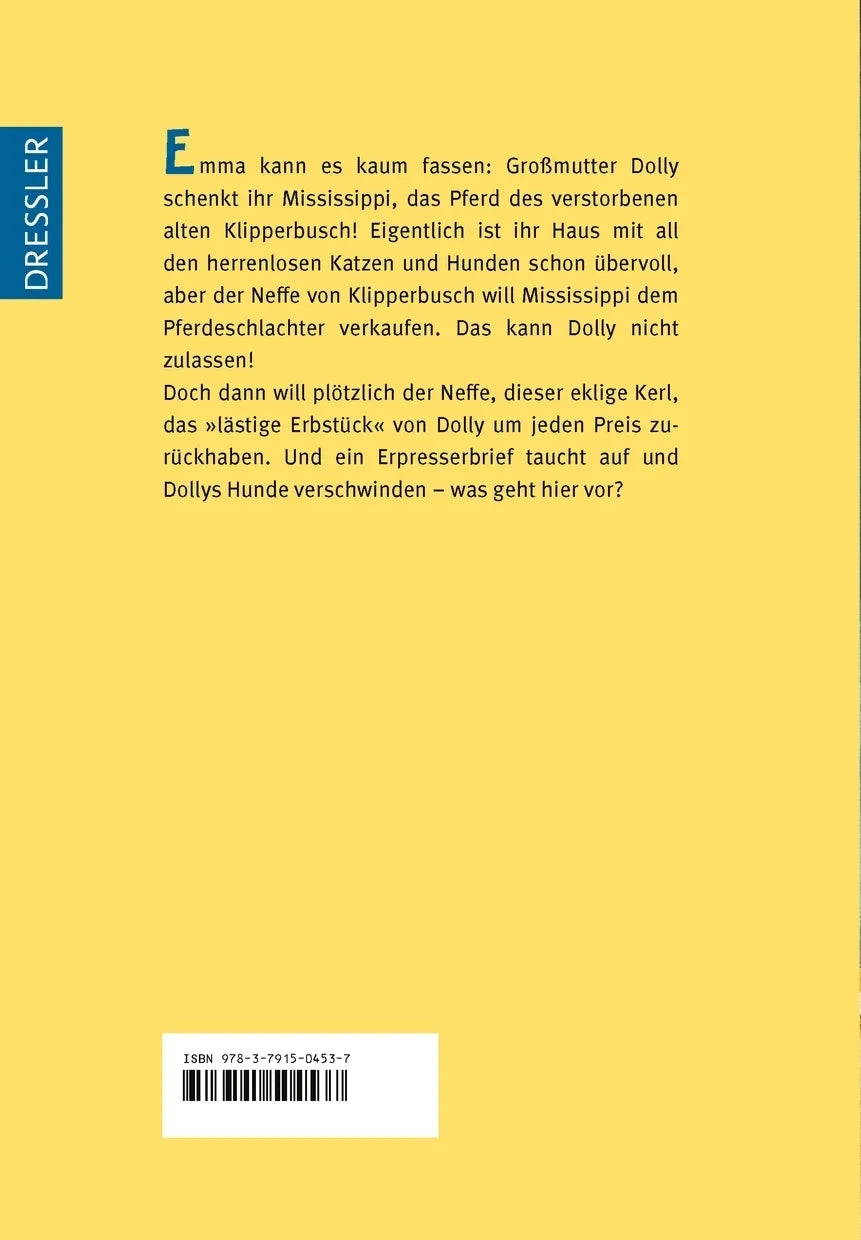 Buchrückseite von 'Hände weg von Mississippi' mit Klappentext - Gebundene Ausgabe