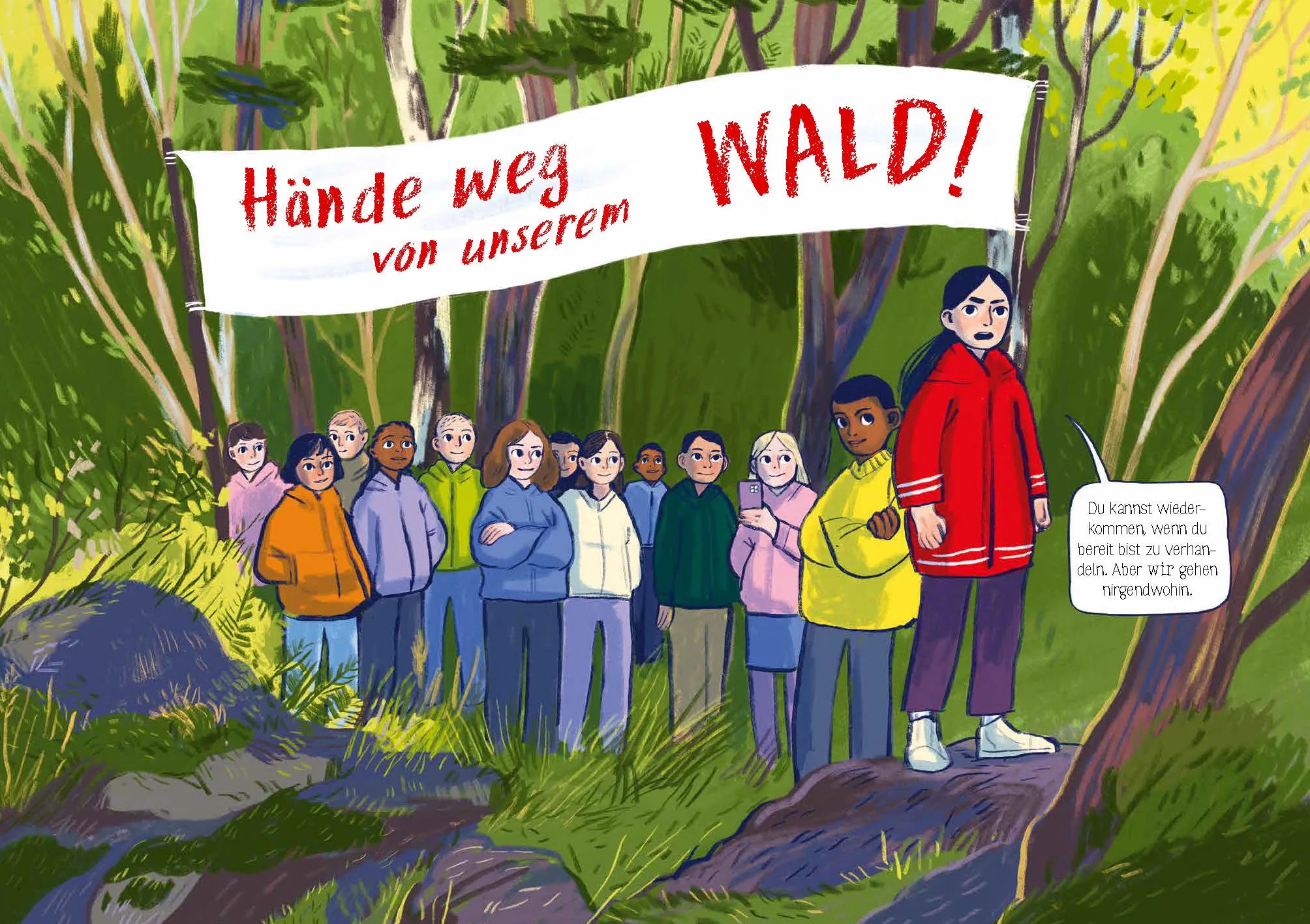 Abbildung von 'Hände weg von unserem Wald!'