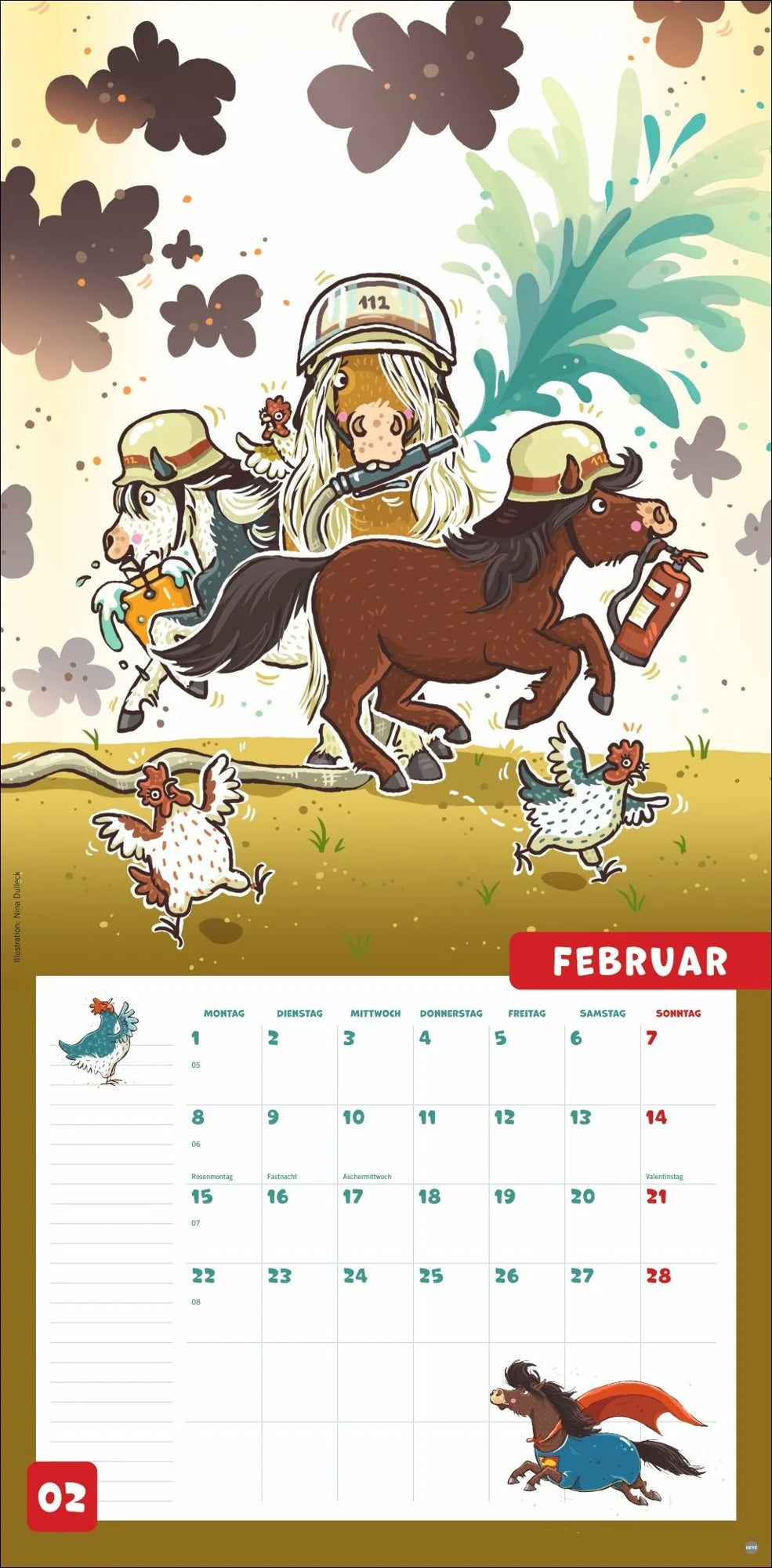 Haferhorde Broschurkalender 2027 – Ansicht