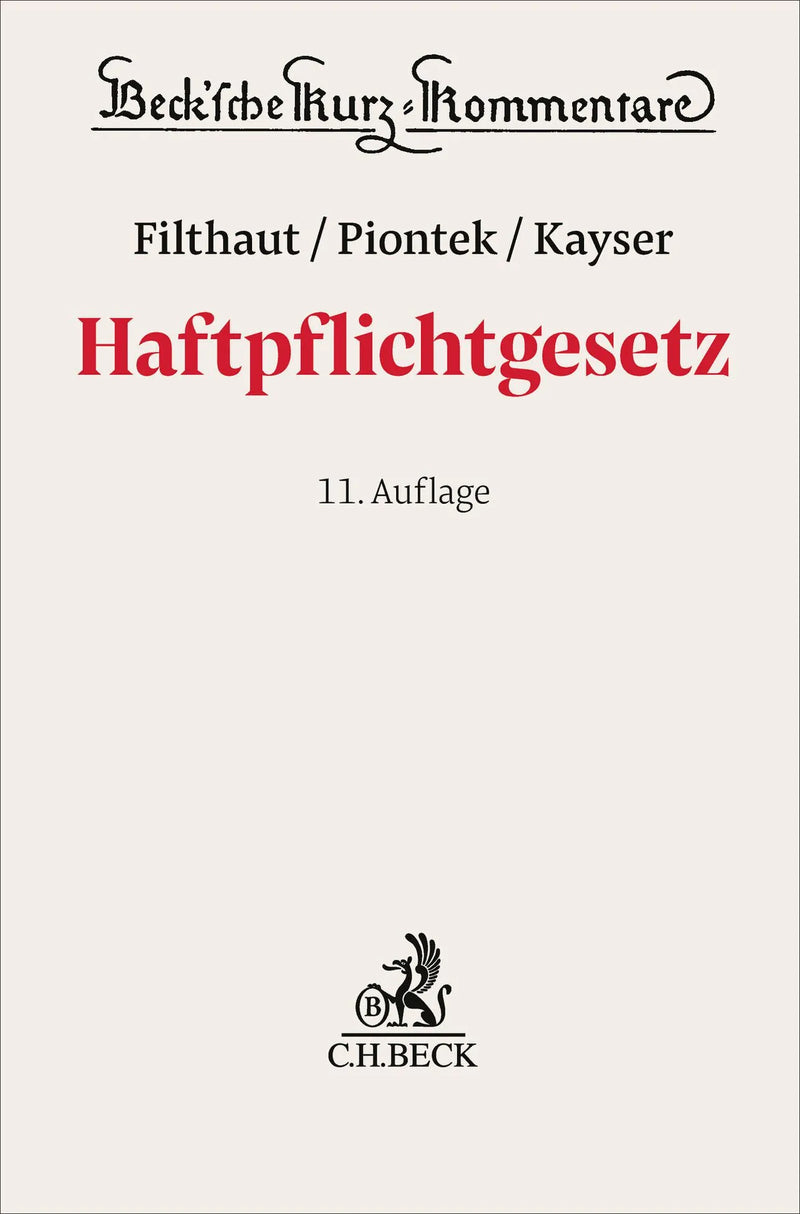 Haftpflichtgesetz. HPflG