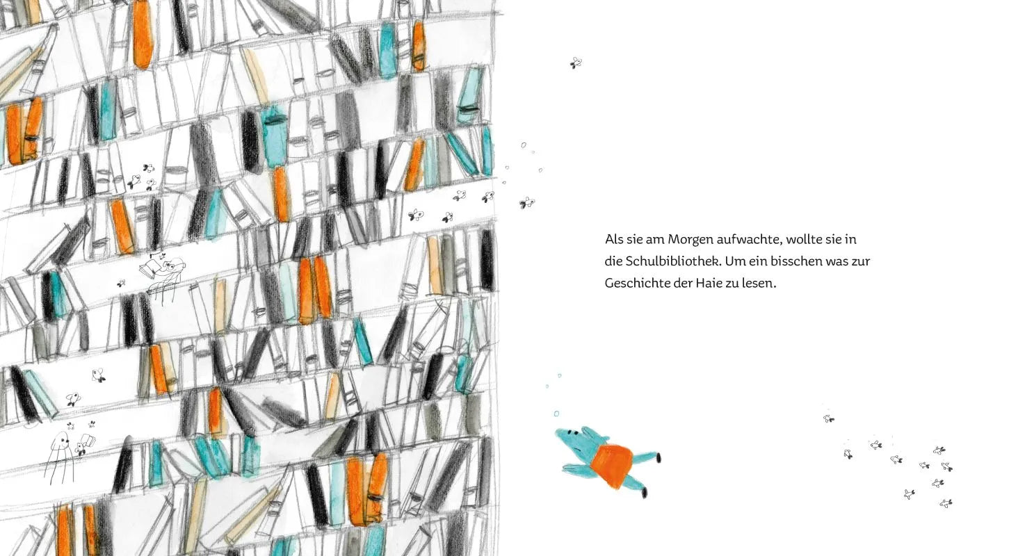 Detailansicht: Hai mit Herz (Hardcover)