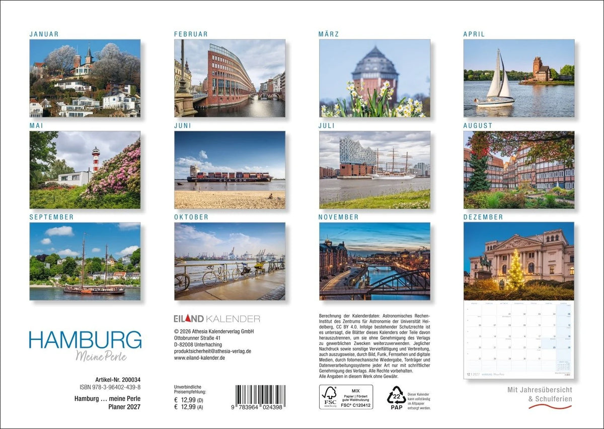 Hamburg …meine Perle Kalender 2027 – Ansicht