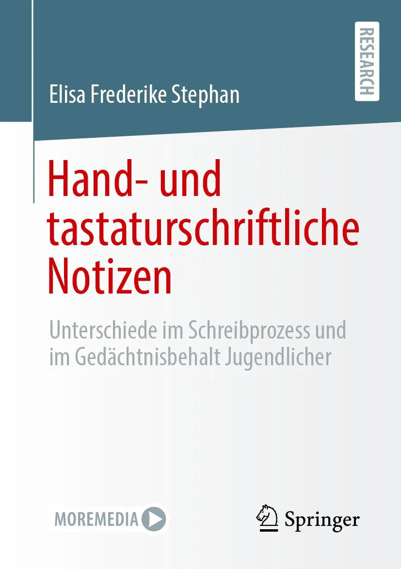 Cover: Hand- und tastaturschriftliche Notizen (E-Book) von Elisa Frederike Stephan
