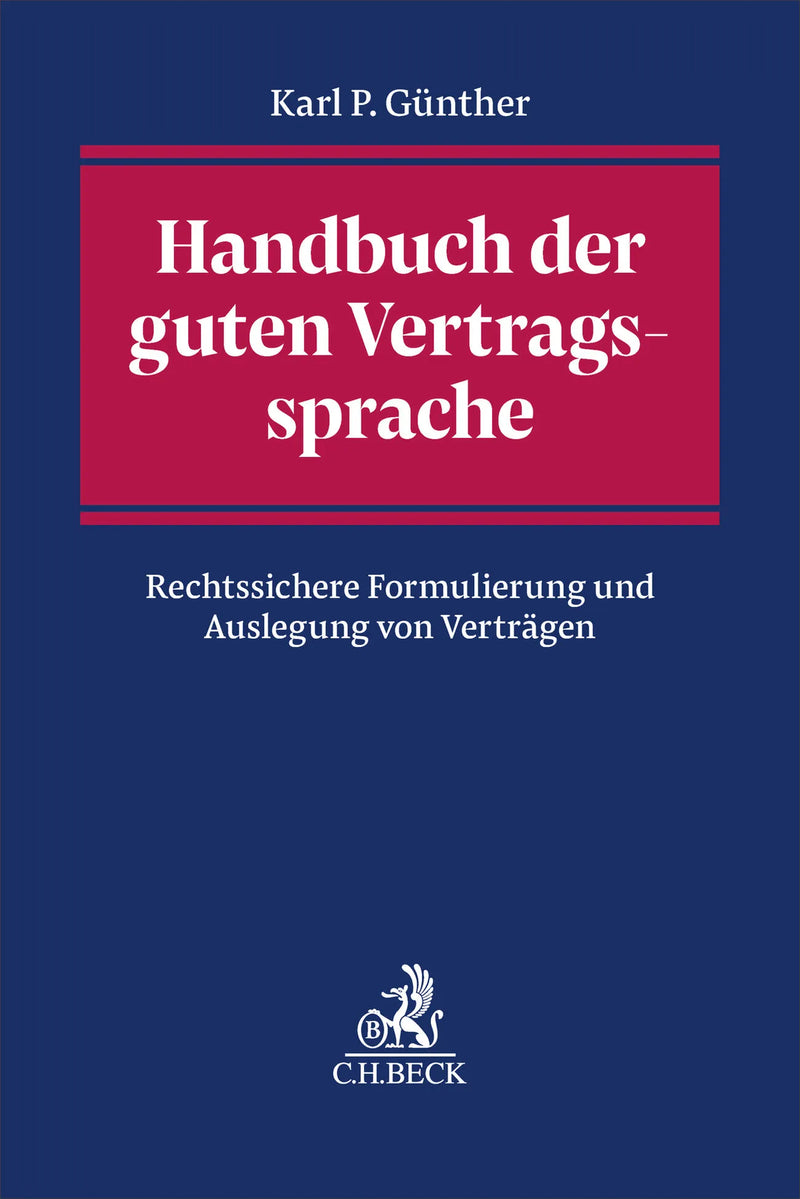 Handbuch der guten Vertragssprache