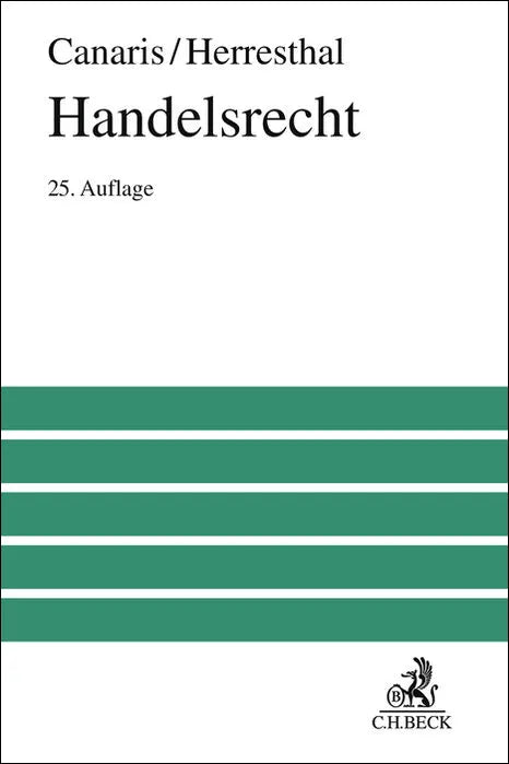 Buchcover von 'Handelsrecht' - Gebundene Ausgabe von Claus-Wilhelm Canaris