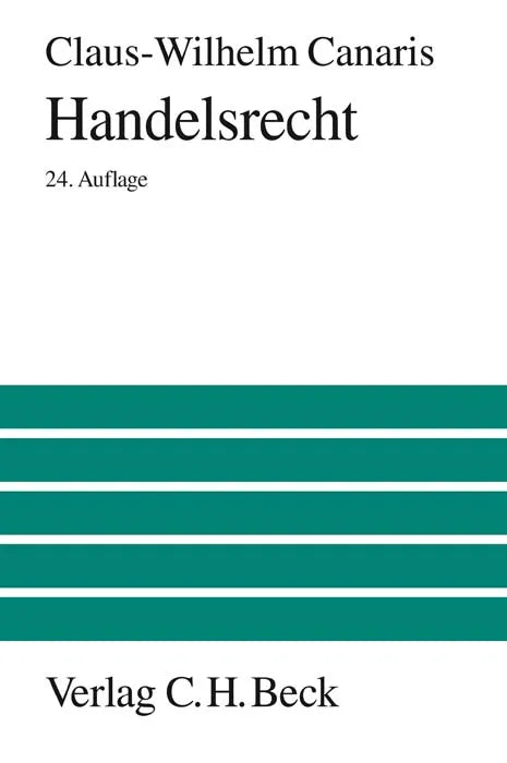 Buchcover von 'Handelsrecht' - Gebundene Ausgabe von Claus-Wilhelm Canaris