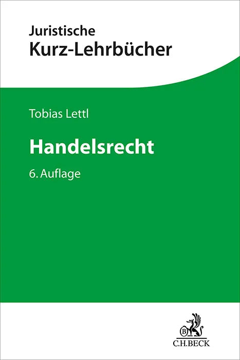 Buchcover von 'Handelsrecht' - Taschenbuch von Tobias Lettl