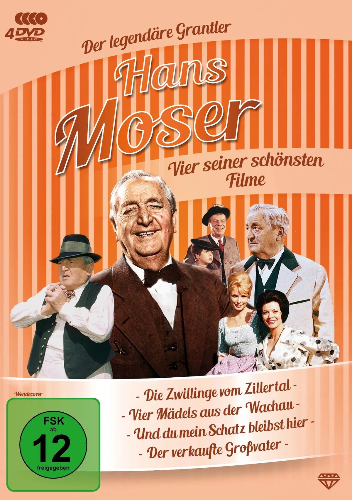 DVD-Cover: Hans Moser Box. Regie: Harald Reinl