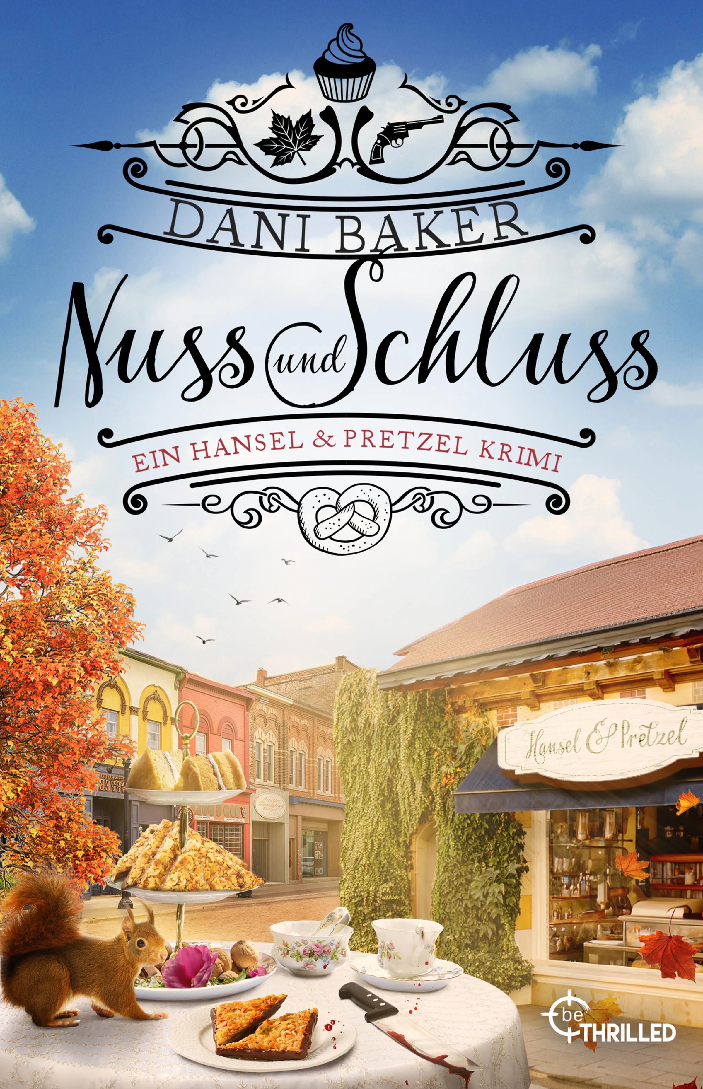 Buchcover von 'Hansel & Pretzel - Nuss und Schluss' - Taschenbuch von Dani Baker