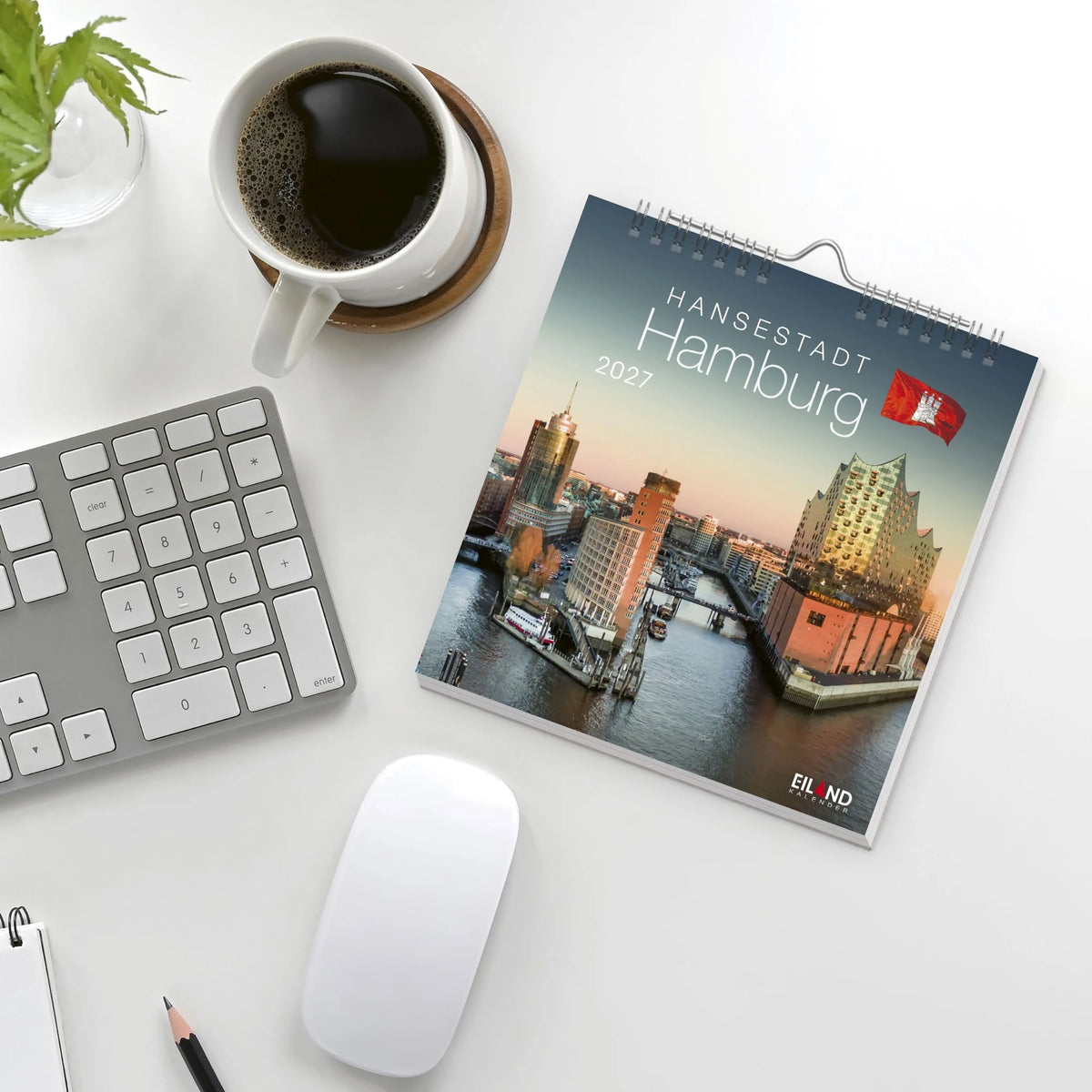 Hansestadt Hamburg Postkartenkalender 2027 – Ansicht